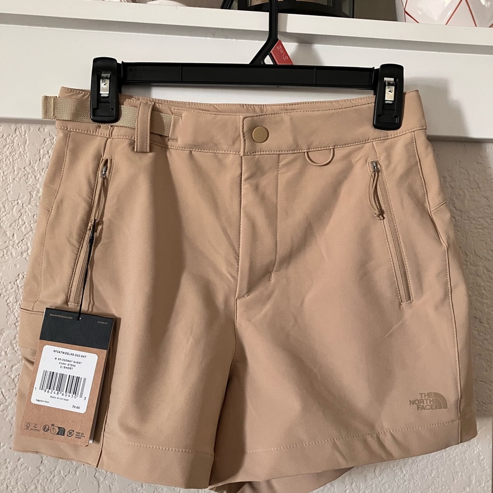 The North Face Women's Beige Cargo Shorts